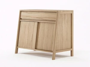 KARPENTER Комод деревянный с распашными дверцами и ящиками Circa17