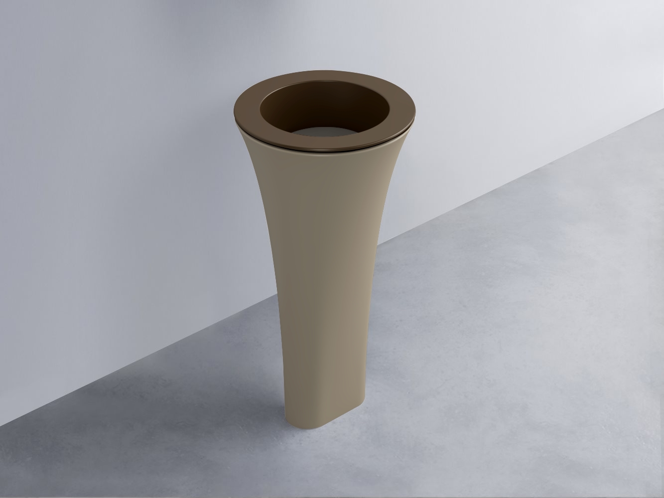 AMLA45-CA+AMPILT-FN+AMCOLT-AV Раковина Amedeo Tondo отдельностоящая cielo Enjoy + Amedeo Ceramica Cielo