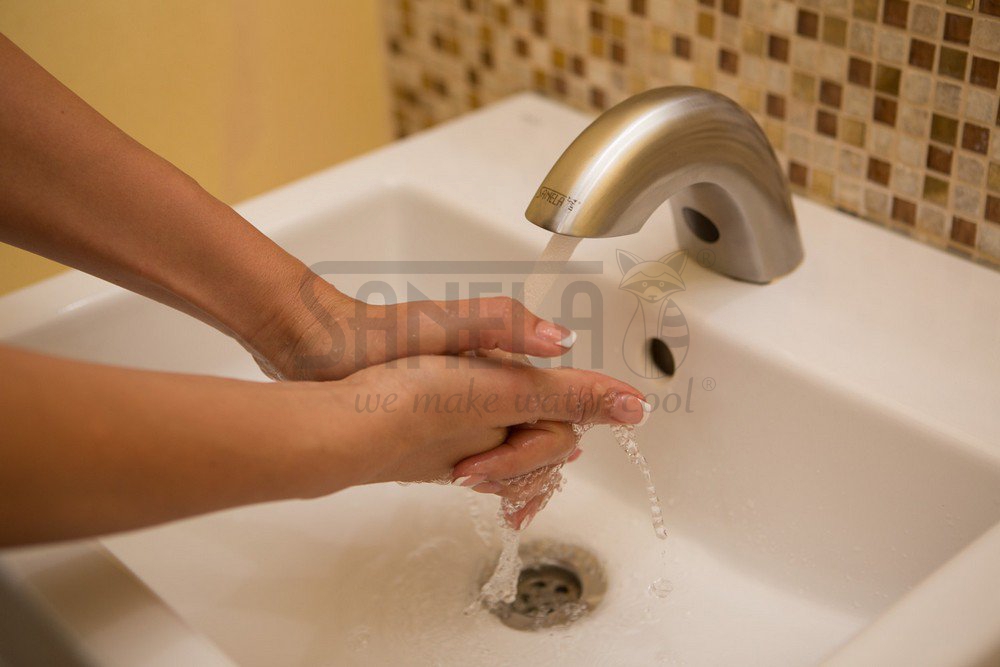 03460 Нержавеющий смеситель для подачи холодной и теплой воды, 24 В пост. SANELA  - Вид №2