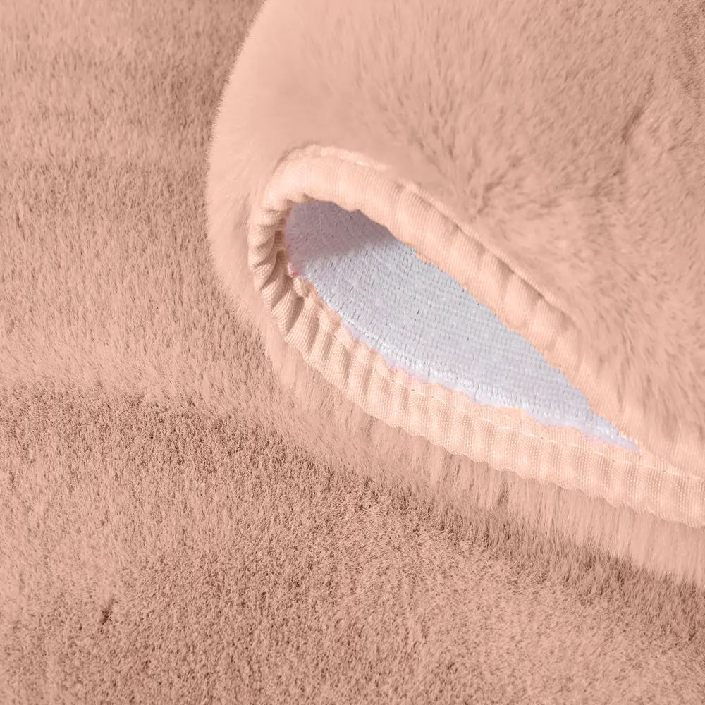 INSPIRE BIANCA — Искусственная шкура кролика розовая для уютного интерьера 83235386 STLM-0039666 - Вид №3