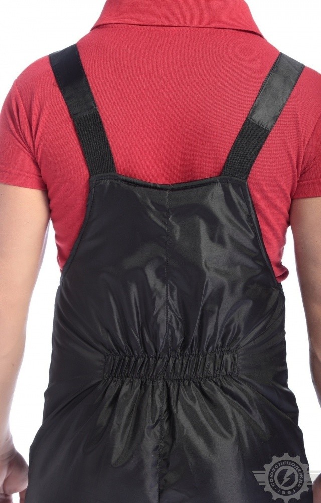 65025 Полукомбинезон зимний влагозащитный черный  Зимняя спецодежда  размер 60-62/170-176  - Вид №9