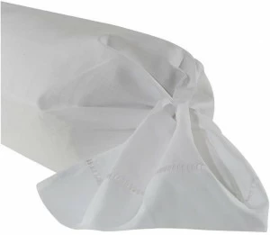 Alexandre Turpault Однотонная цилиндрическая подушка из хлопка и льна Venise