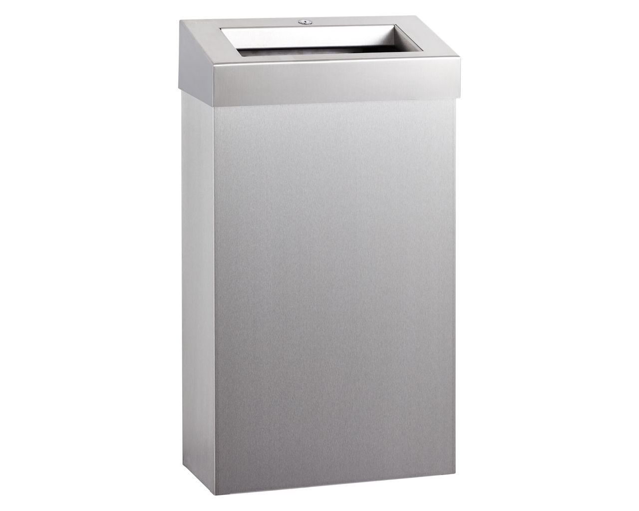 KSP106 Ведро с открытой крышкой STELLA SLIM, вместимость 27 л, полированная сталь Merida 