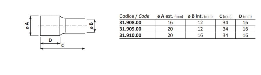 Уменьшенный рукав GI Gambarelli ARCH-00114715 - Вид №2