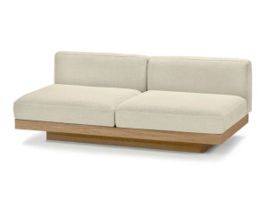 Тканевый мягкий садовый диван