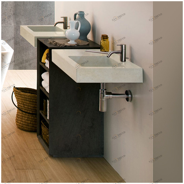 L5812DX Подвесная раковина настенная овальная Neutra Design  белая 