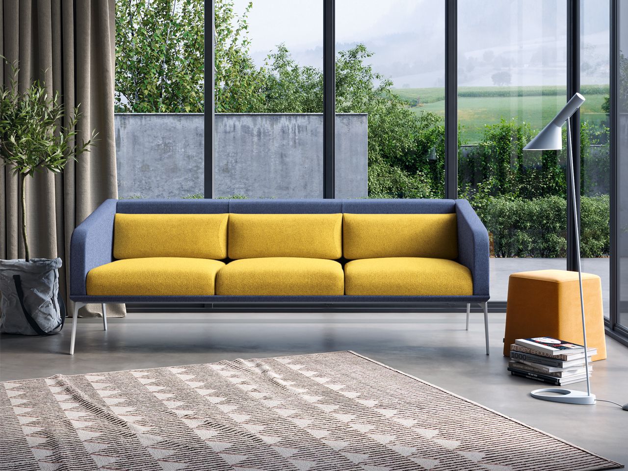 3-местный тканевый диван FREZZA 15 метров ARCH-00102857 - Вид №1