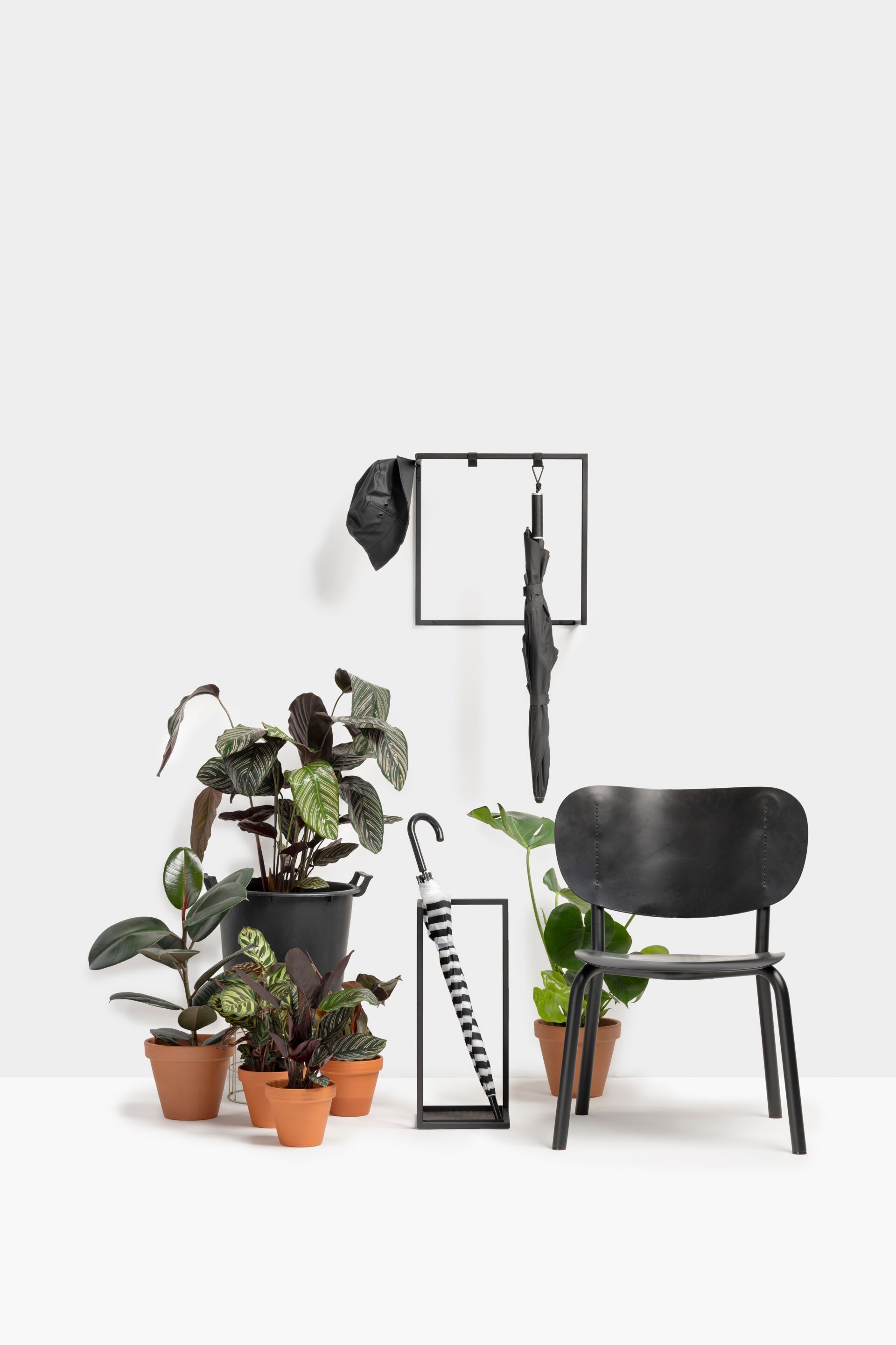 Напольная подставка для зонтов из стали с порошковым покрытием FUNCTIONALS рамка ARCH-00123321 - Вид №2