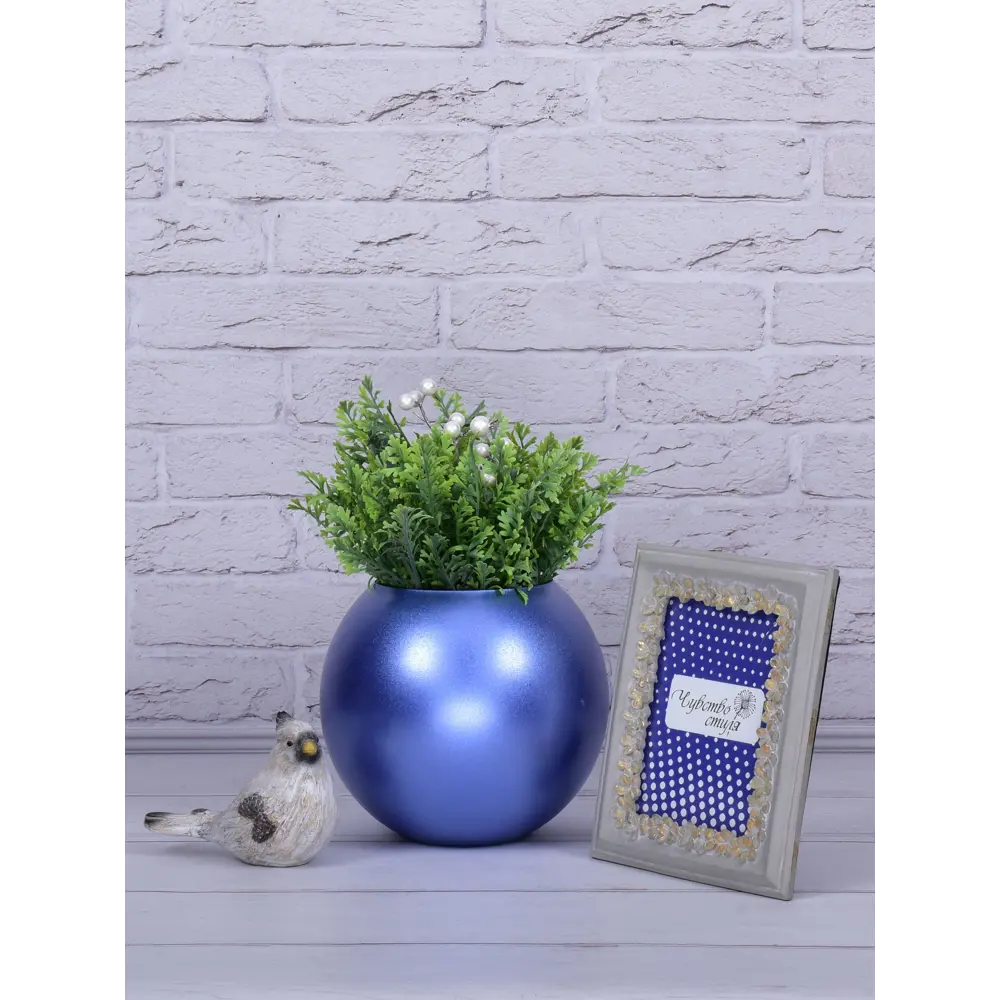 Santreyd Ваза синяя стеклянная для роскошных букетов 85538003 STLM-0063639 - Вид №2