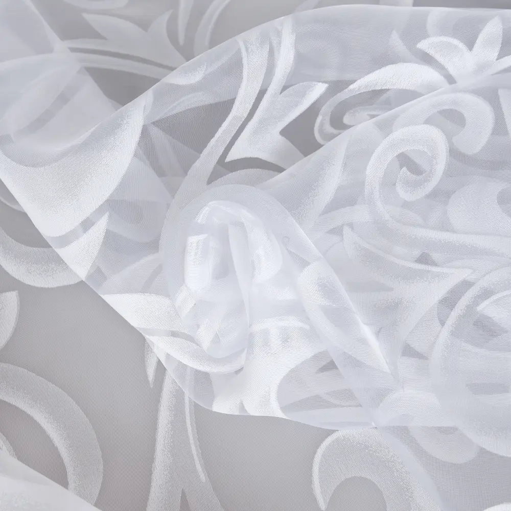 Тюль «Завиток» 1 п/м 280 см цвет белый ТОРГОВЫЙ ДОМ ТЕКСТИЛЬ STLM-2141147 - Вид №2