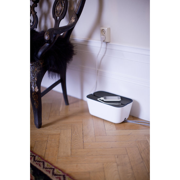 Органайзер для проводов Hideaway   средний белый-серый Bosign 291167 - Вид №3