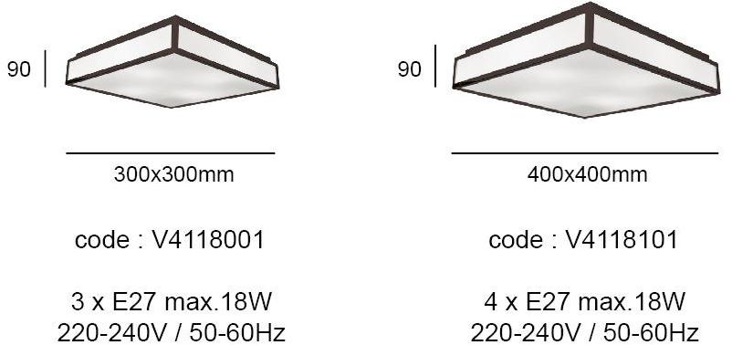 Terzo Light Алюминиевый потолочный светильник прямого света Figaro sun-id-1472731 - Вид №1
