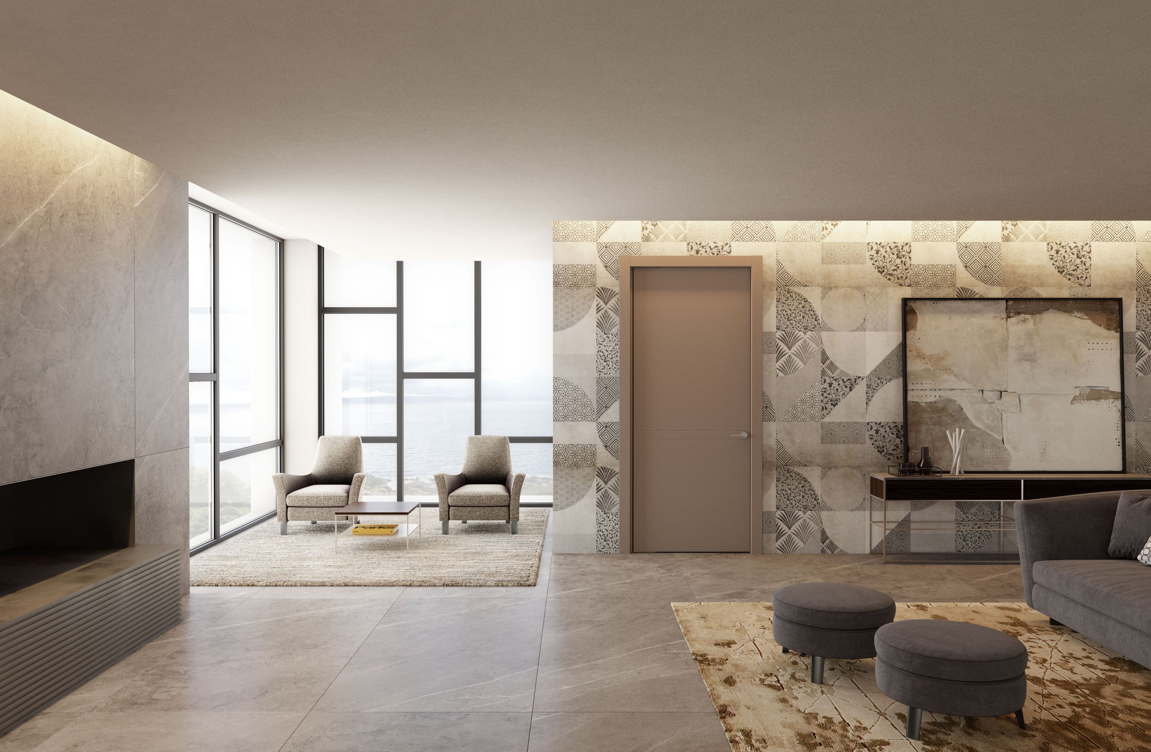 Деревянная дверь PIVATO le porte ORBITA ARCH-00147858 - Вид №4