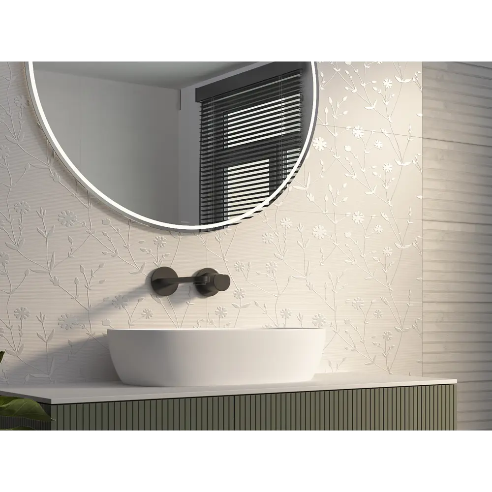 Декор настенный Gracia Ceramica Velvet 25x60 см матовый цвет бежевый STLM-2075230 - Вид №2