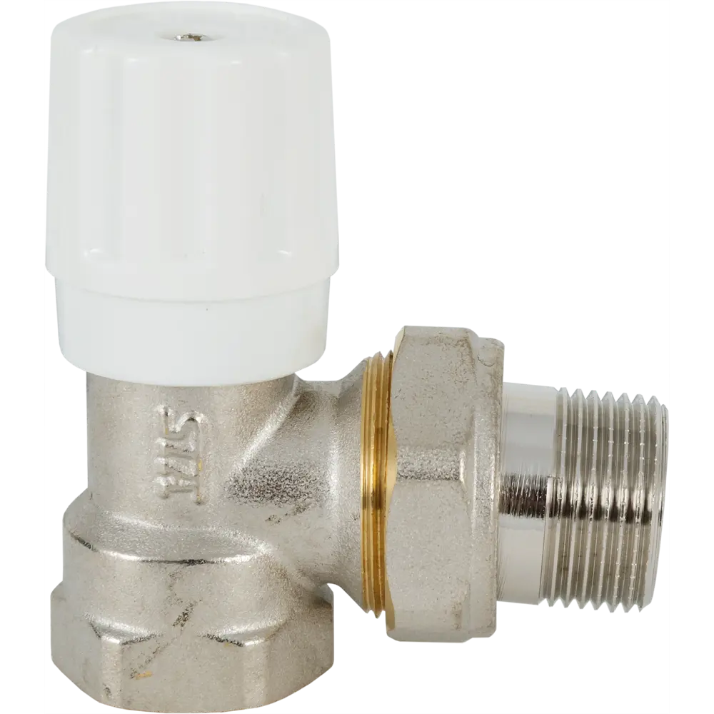 Вентиль для радиатора угловой Бизон 3/4" латунь STLM-2066662 - Вид №1