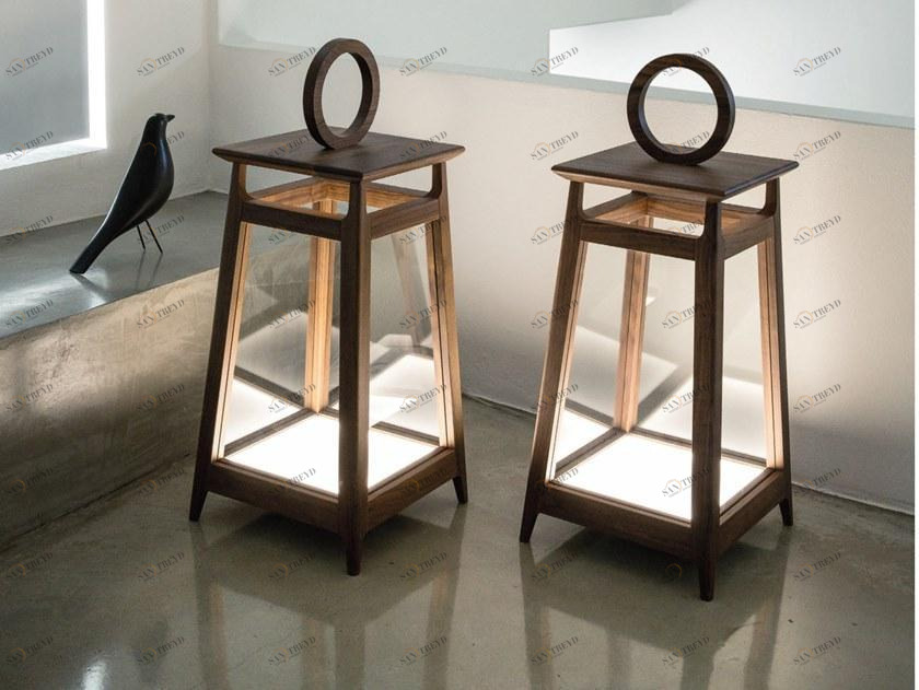 Porada Торшер из дерева светодиодный Iron sun-id-1483109