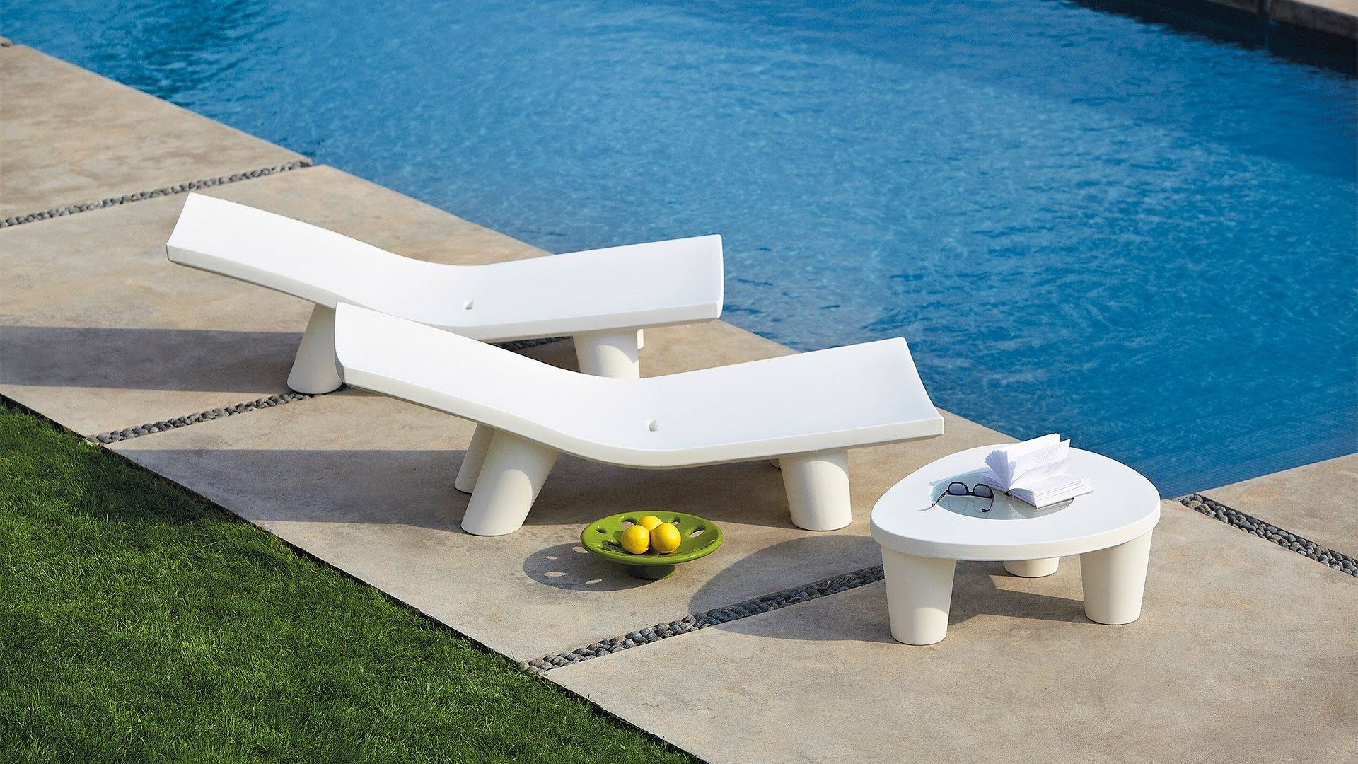 Садовый стол из полиэтилена SLIDE Low Lita ARCH-00144076 - Вид №5