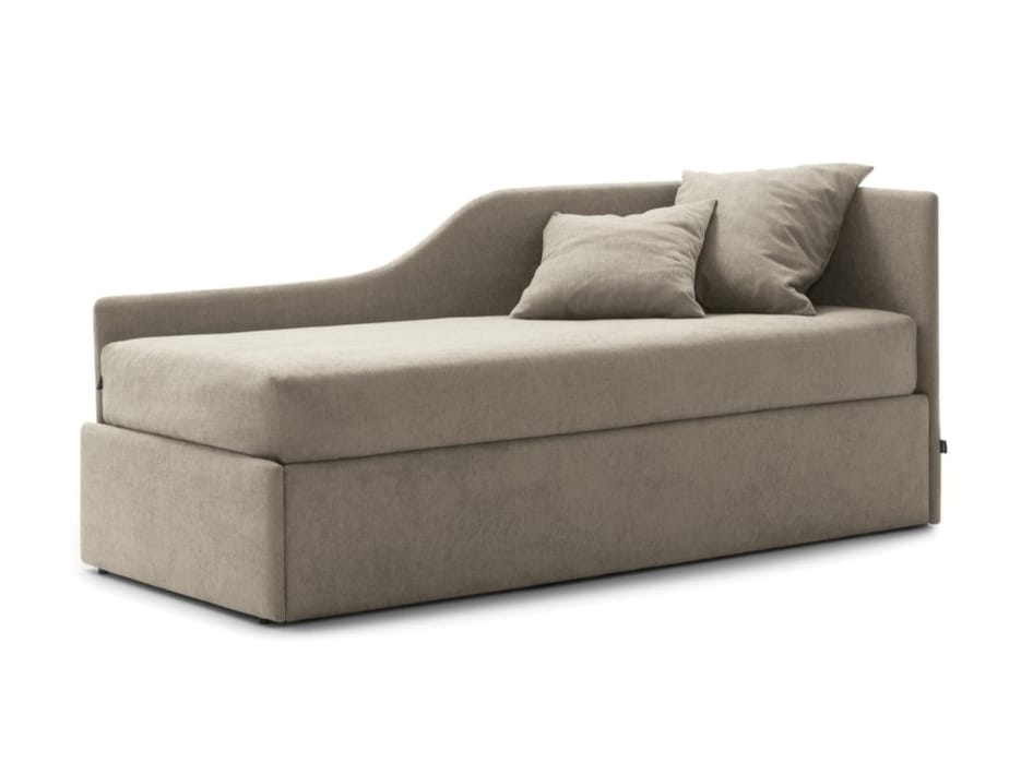 Односпальная кровать с угловым изголовьем Bolzan Line ARCH-00148617