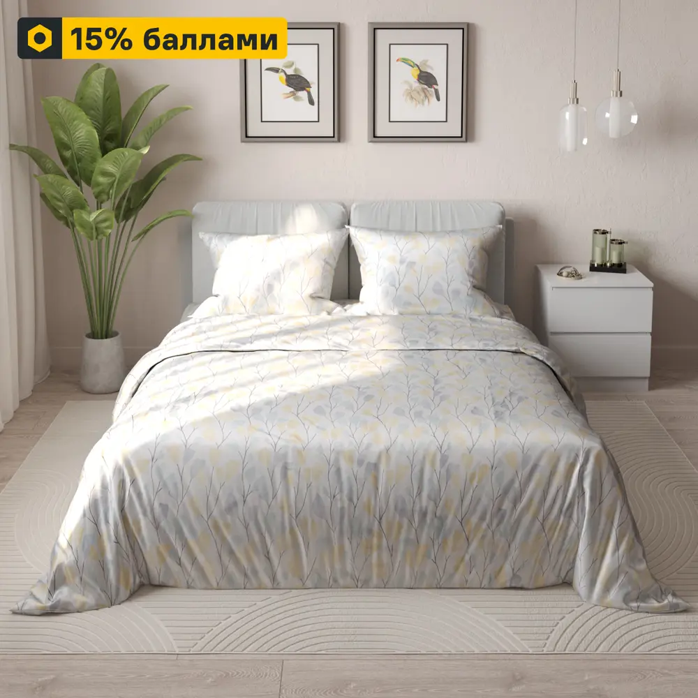 ШУЙСКИЕ СИТЦЫ Комплект постельного белья Дом снов Глэдис - евро сатин 89338201