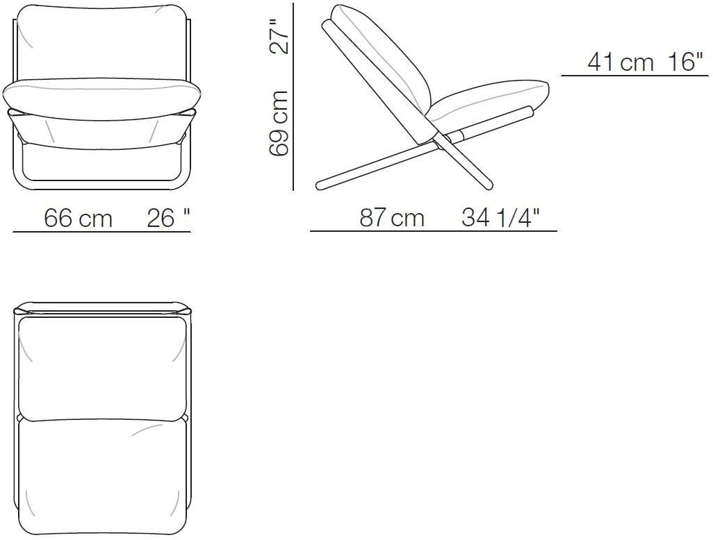 arflex Кожаное кресло sun-id-1384619 - Вид №2