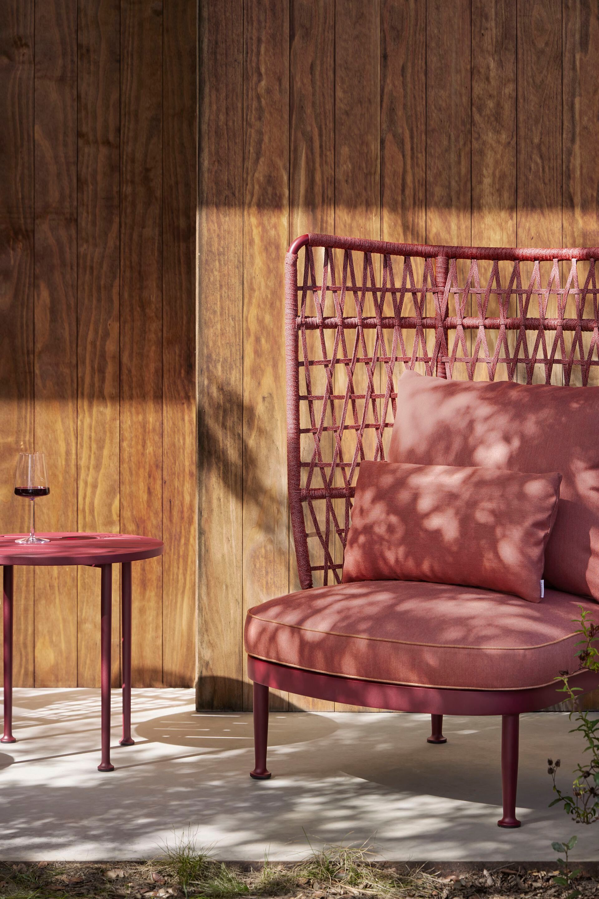 Алюминиевое садовое кресло с порошковым покрытием с высокой спинкой POINT Curio ARCH-00027379 - Вид №3