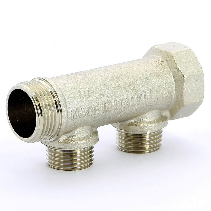 Коллектор НВ 3/4" никелированный ITAP 2 выхода 1/2"Н 38мм 455342 - Вид №4