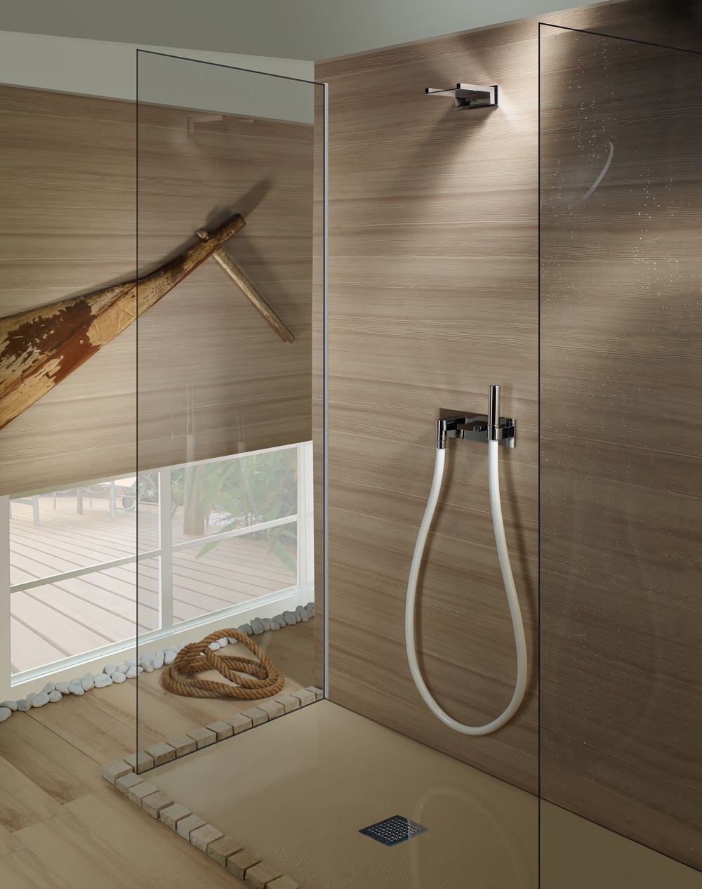 E88500 Потолочный & настенный душ Bocca Cascata XL BOSSINI  - Вид №5