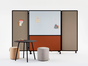 С порошковым покрытием стальной офисный разделитель / доска