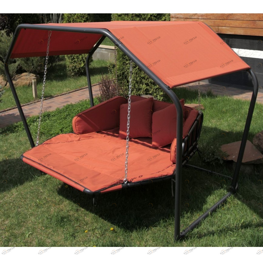 Подвесные Качели садовые гамак "Даймонд" BESTA FIESTA  132506 Оранжевый 