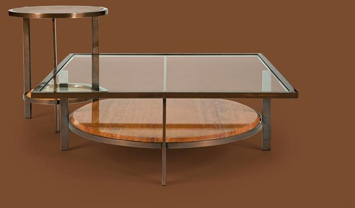 Borzalino Квадратный хрустальный журнальный столик sun-id-1457083 - Вид №3