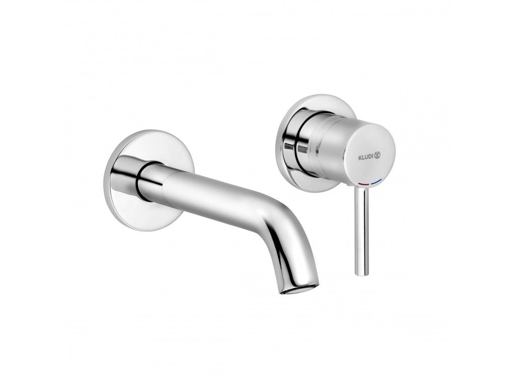 382440576 смеситель для умывальника для настенного монтажа KLUDI BOZZ хром 