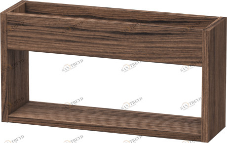 KT253702121 Полочка настенная Ketho #KT2537 500 x 135 мм Орех темный декор Duravit