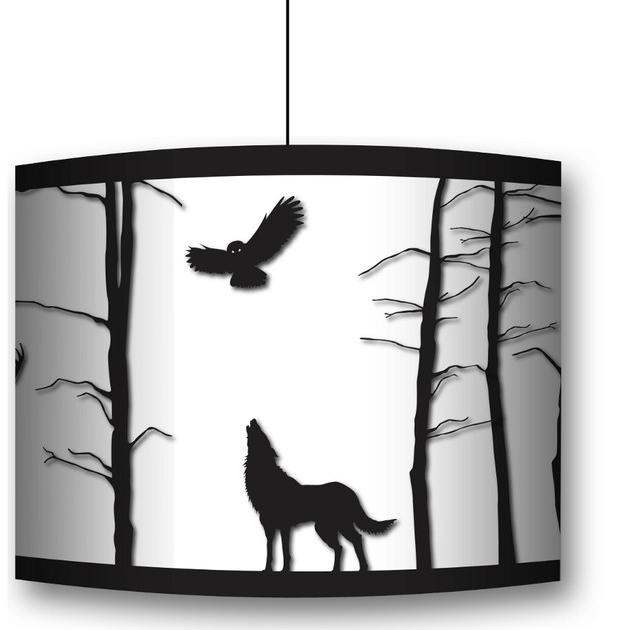 CONCEPTUWALL Цилиндрический абажур Foret enchantee sun-id-1505733 - Вид №1