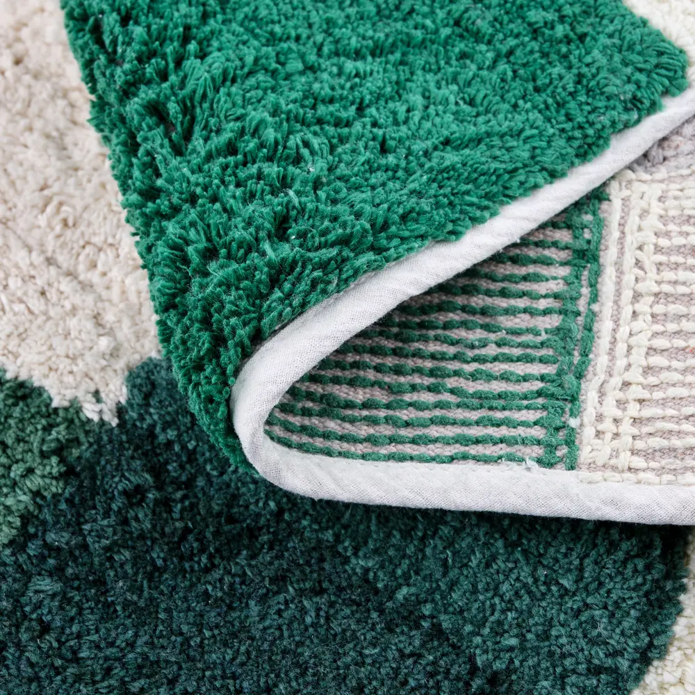 Коврик для ванной Verran Twist 072-10 50x80 см цвет зеленый бежевый геометрия STLM-2008282 - Вид №2