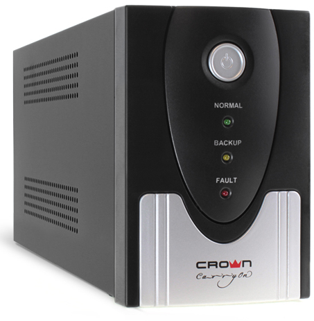 CMU-SP500EURO Ибп 500va/300w, металл, 1x12v/4.5ah, розетки 2*euro, трансформатор avr 140-290v, встроенный кабель 1.5 м, фильтр телефонной и ethernet линии rj-11 и rj-45, защита батареи, от перегрузки, от кз Crown Santreyd 