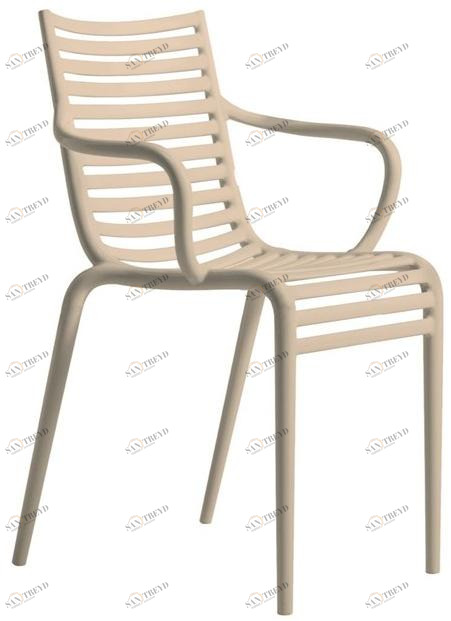 Driade Стул полипропиленовый с подлокотниками sun-id-1489763