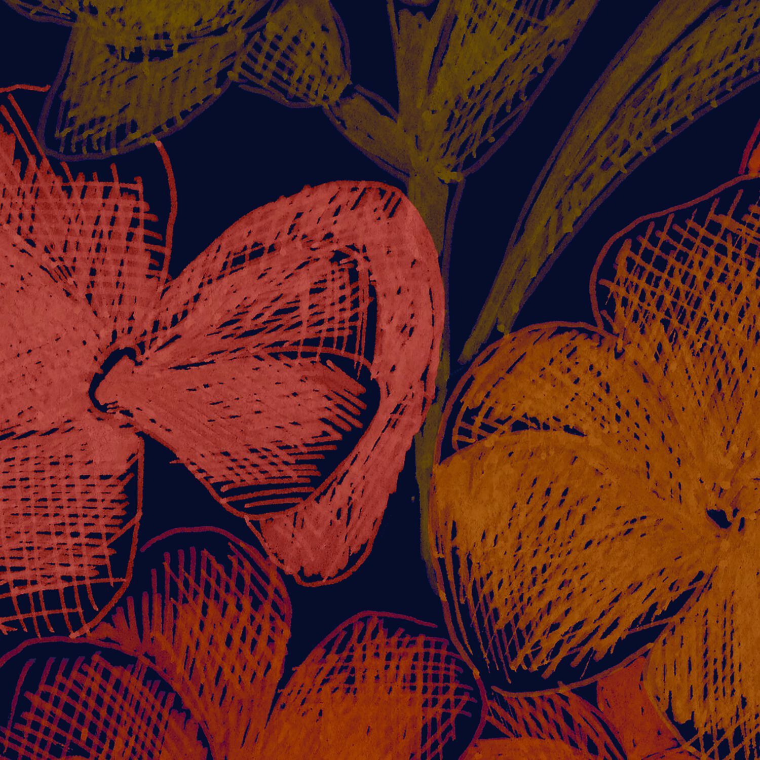 Обои с цветочными мотивами Ressource Faune &amp ARCH-00008513 - Вид №1