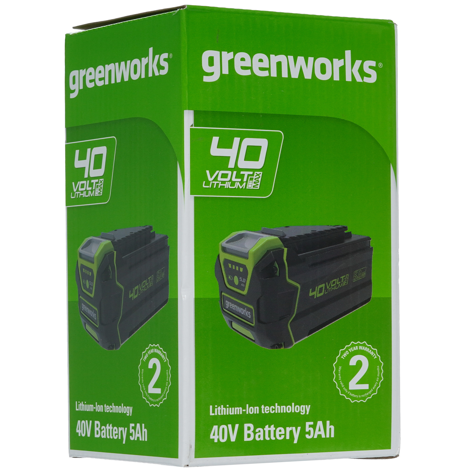 Аккумулятор GreenWorks G40B5 40V 5081786 STDN-0108991 - Вид №4