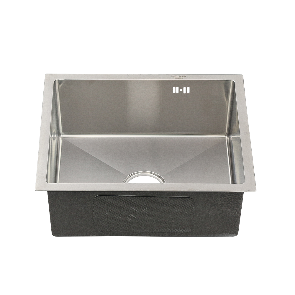 Мойка H5245 MELANA ProfLine 3,0/200 САТИН врезная прямоугольная c коландером H5245 H5245 сатин