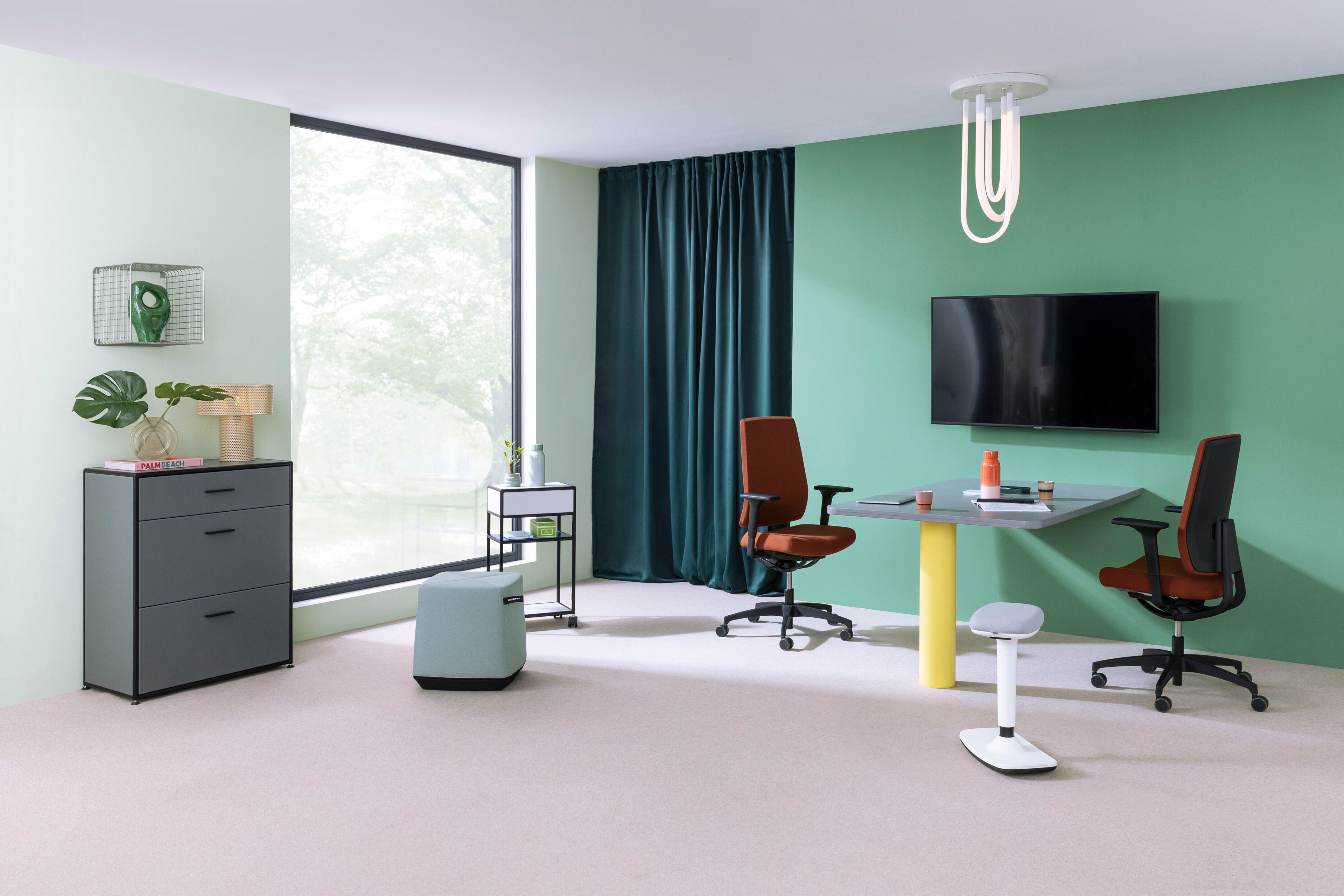 Офисное кресло с высокой спинкой Dauphin Indeed Automatic ARCH-00149804 - Вид №4