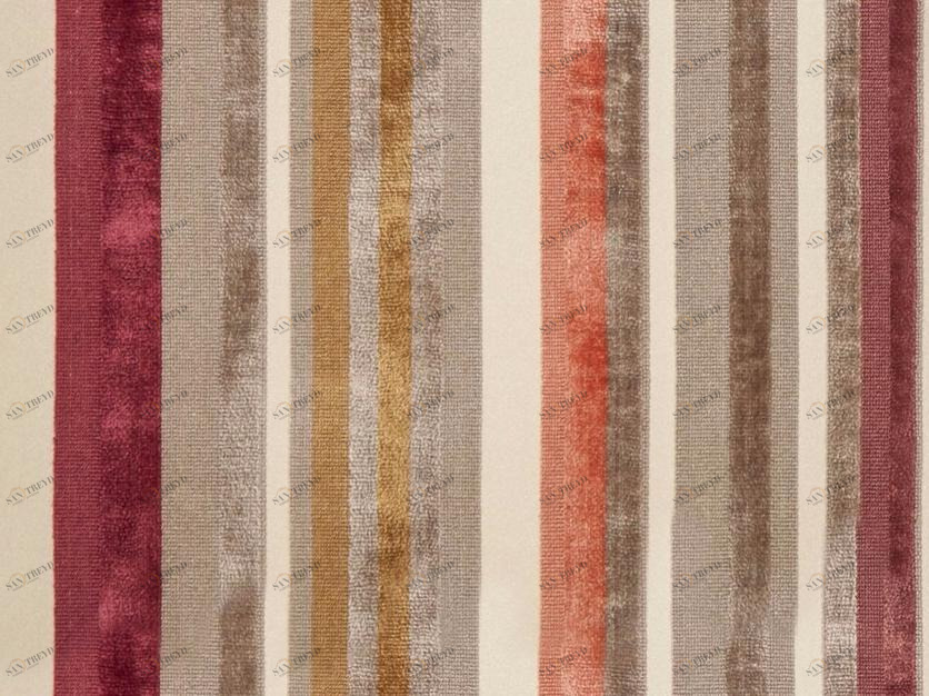Gancedo Полосатая ткань из синтетического волокна Giardinetto Tj0586-003-140
