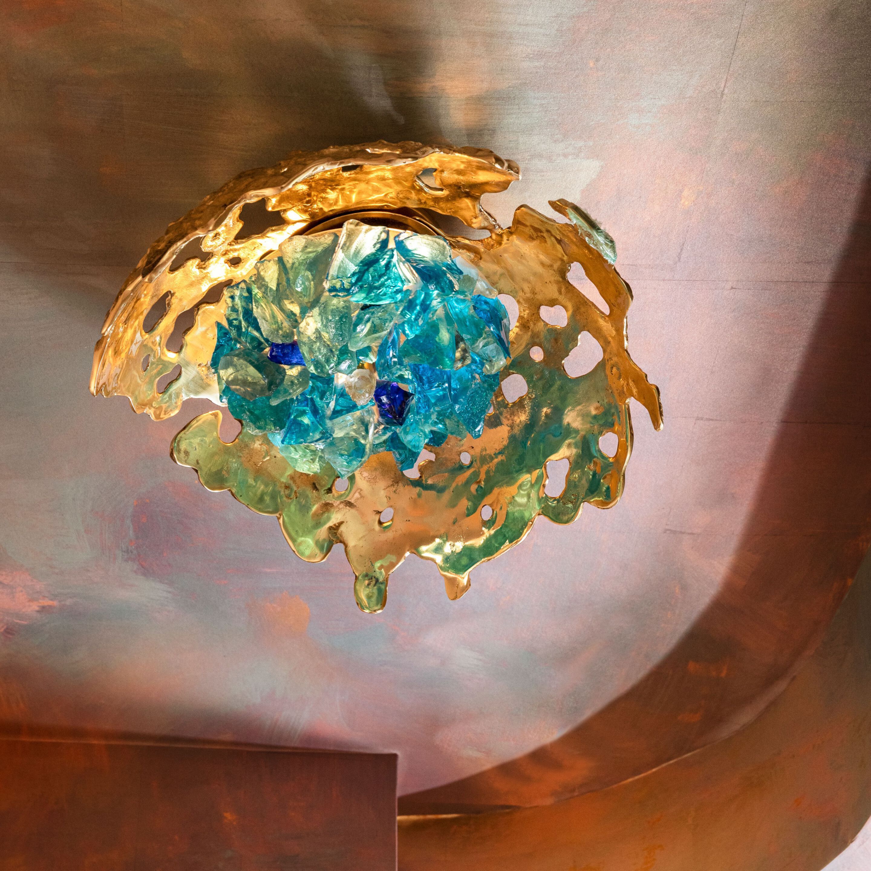 Потолочный светильник из латуни и стекла GASPARE ASARO Etna ARCH-00038406 - Вид №8