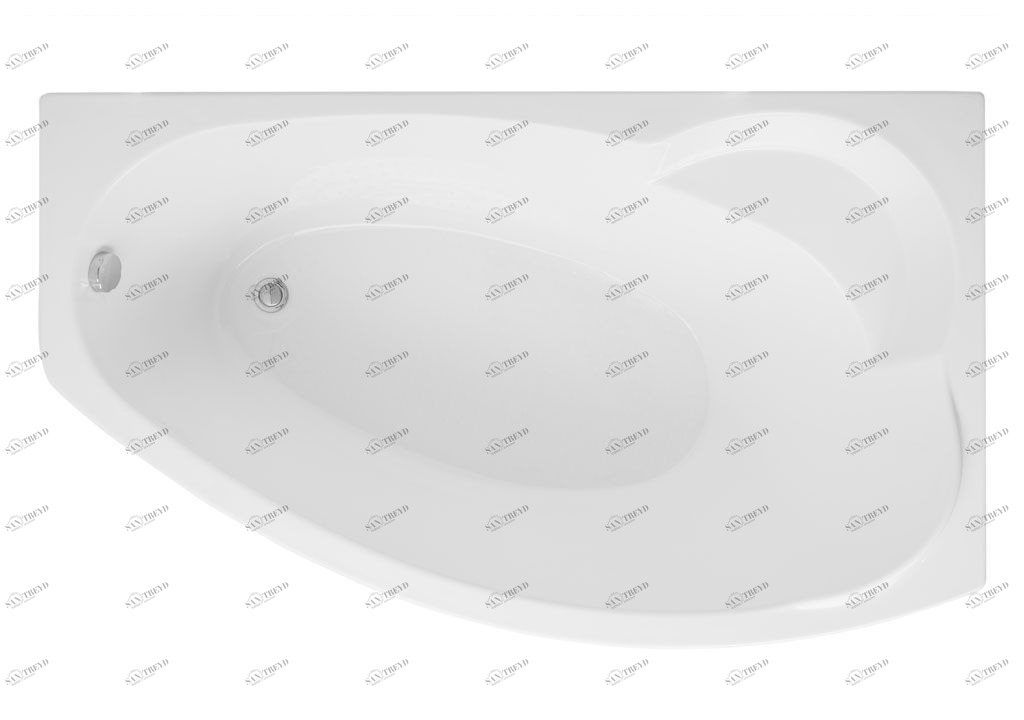Акриловая ванна Aquanet Sofia 170x90 R 00204041