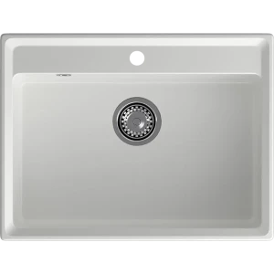 Мойка для кухни врезная Granfest Level 50x66 см глубина чаши 20 см мраморная крошка цвет иней