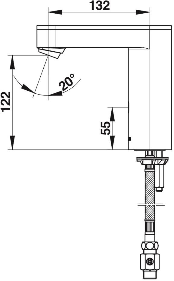 Бесконтактный кран Presto SO'O 56220 56220.0 - Вид №1