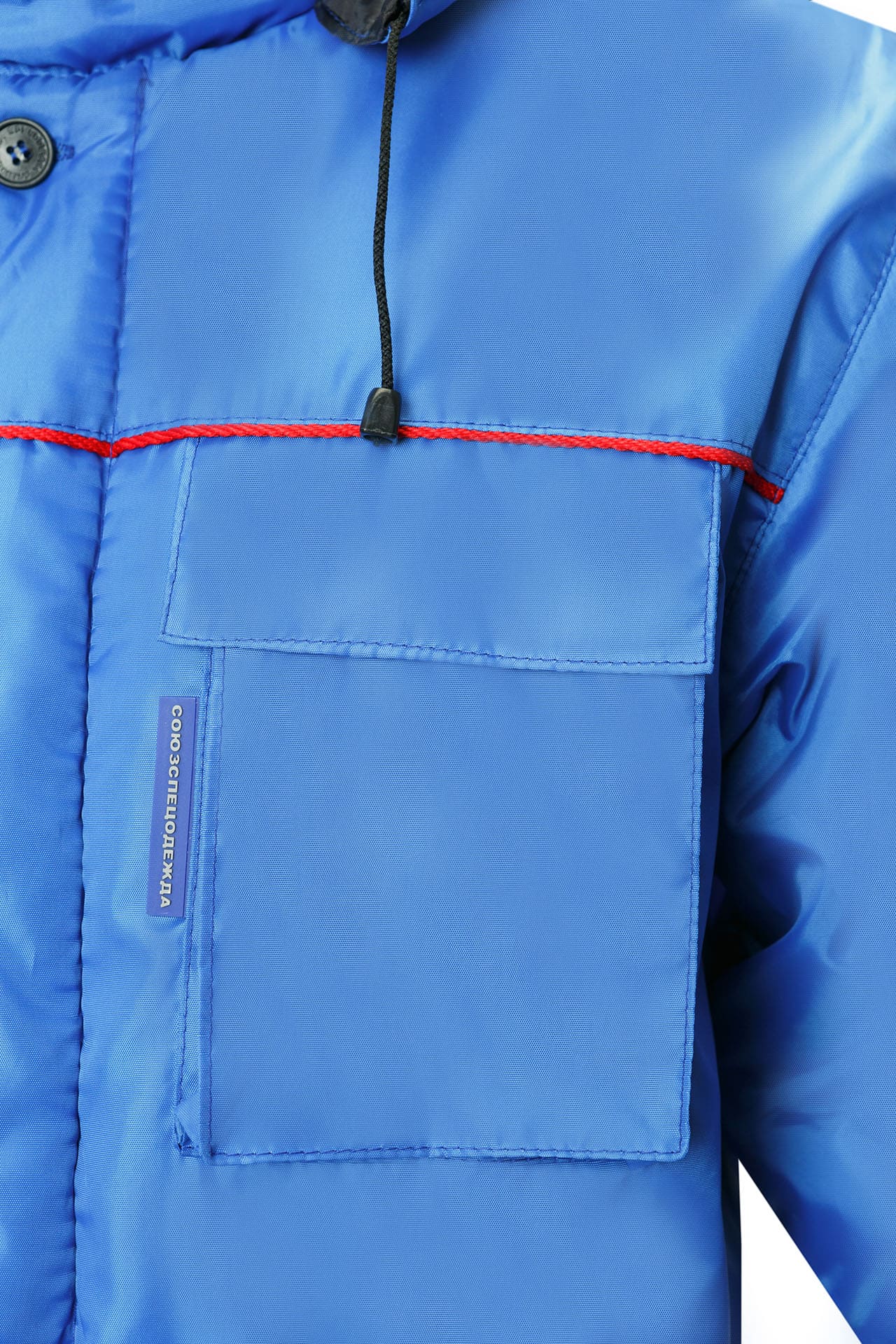 5033532 Костюм ЭКСПЕРТ-К НЬЮ утепленный ткань Оксфорд василек  Зимняя спецодежда  размер 52-54/182-188  - Вид №8