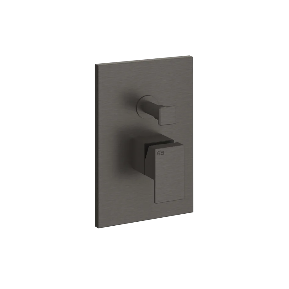 Смеситель для душа 44604 707 Gessi Rettangolo ЧЕРНЫЙ МЕТАЛЛ BR. PVD 44604707