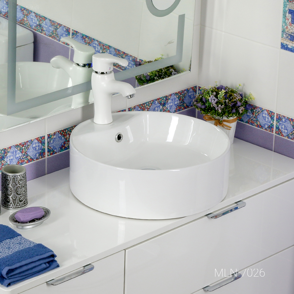 Накладная раковина melana mln-7026 7026-805 - Вид №3