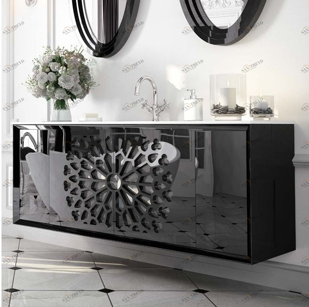 Avila Dos Тумба подвесная Подсолнух с раковиной Аvrian S5 150 Color 64+K6 SUE LUX Stylish 27071400120705N64K6