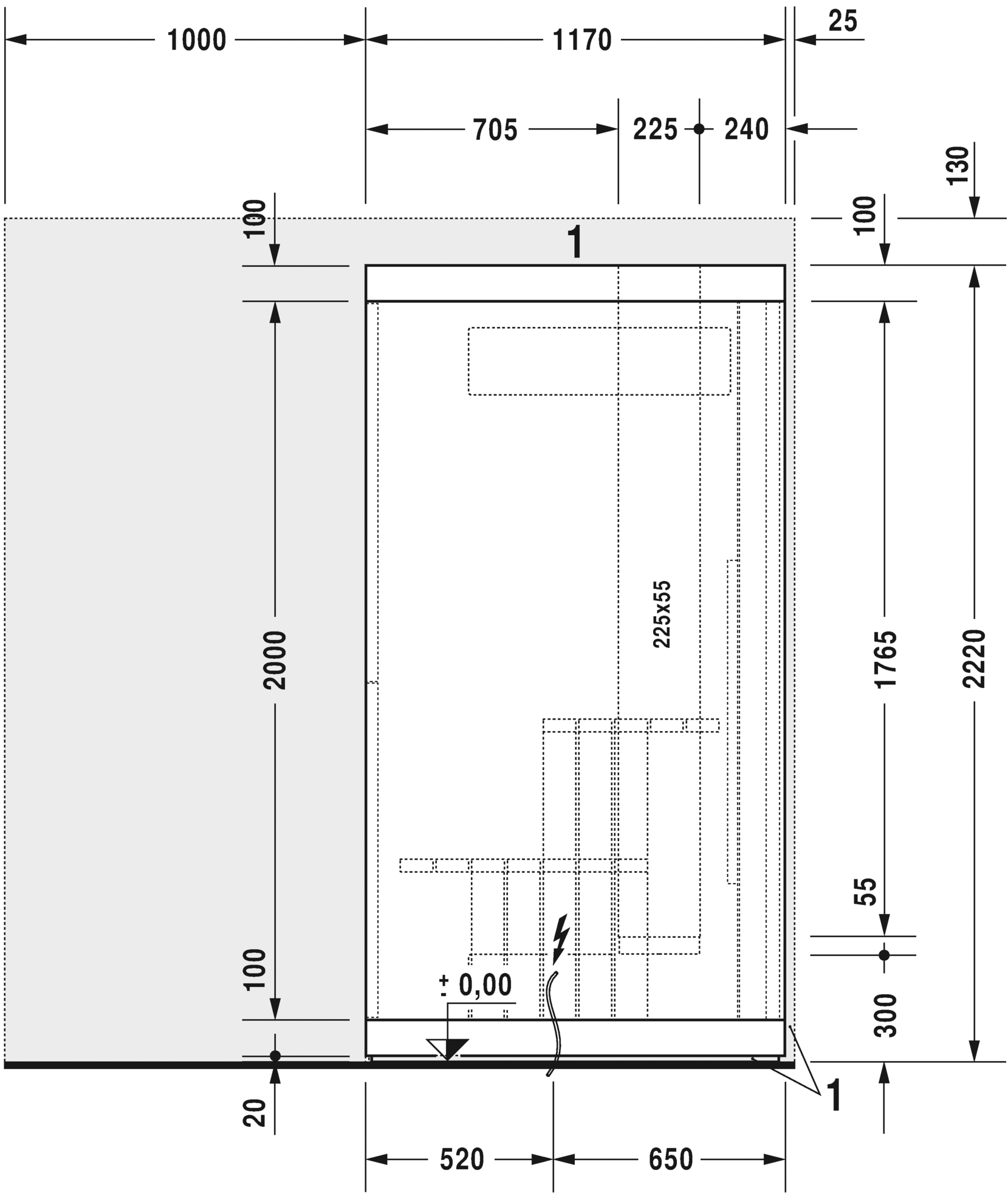 750922002011000 Сауна Inipi, пристенный и угловой вариант Inipi #7509 1800 x 1170 x 2220 мм
Исполнение: белый глянцевый (декор) Белый глянцевый декор Duravit  - Вид №5